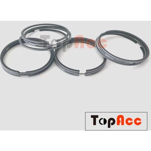 4 Set V2203 Piston Ring Diesel Engine Spare Parts For Kubota V1702 V1902 V2203 V2403 V3300 Bobcat 7753