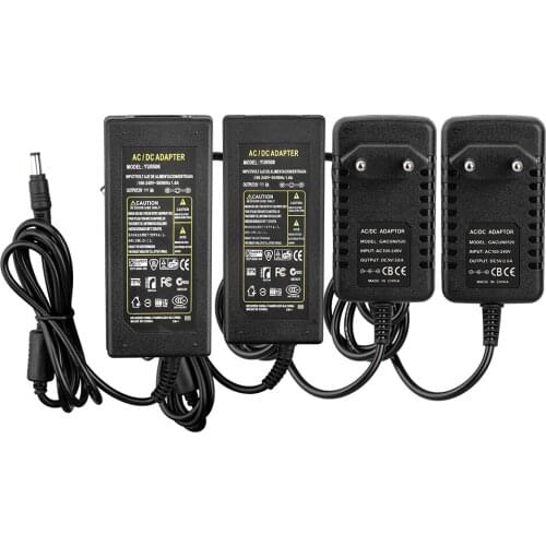 DC5V 12V 24V Power supply adapter 1A 2A 3A 5A 10A Lighting transformer for LED strip lights US/EU/UK/AU Plug