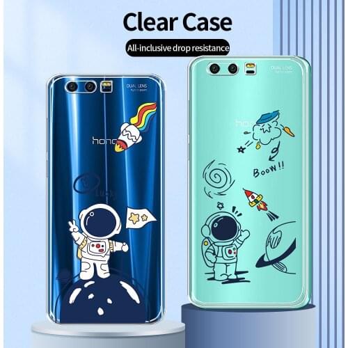 For Honor 9 Case Transparent Case For Huawei Honor 9A 9C 9S 9Lite Clear Fashion Cover For Honor 9X 9XPro Russia Soft Phone Shell