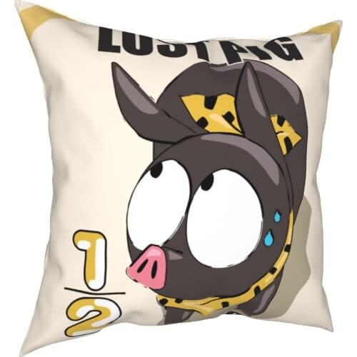 P-chan Ryoga Lost Pig Ranma 1/2 Pillowcase Soft Polyester Cushion Cover Decor Pillow Case Cover Home Square 18