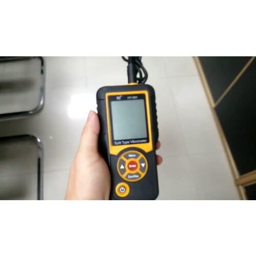 Split Type Digital Handheld Vibration Meter HT-1201 Acceleration Sensor Gauge with LCD Vibration Analyzer oem odm