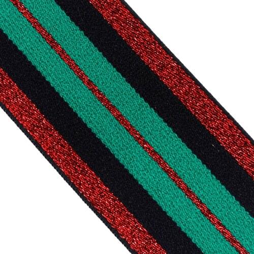 20yard 47mm Green Red Elastic Stretch Ribbon Band Lace Trim Tape Webbing Belt Strap Craft Sewing Accessories T2405