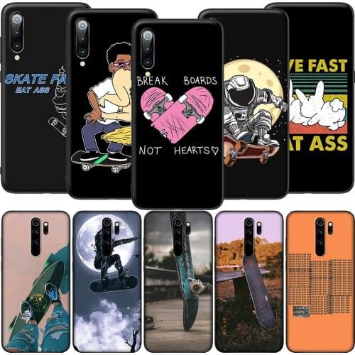 GX218 Skate Fast Eat Ass Case for Xiaomi Note 10 8Lite CC9 9 9T 10T A1 A2 A3 5X 6X F1 Poco F2 X3 NFC M3 Pro Lite