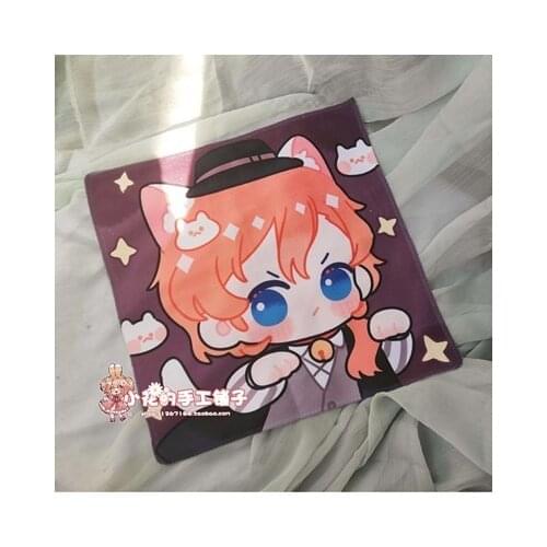 Bungou Stray Dogs Osamu Dazai Nakahara Chuya Atsushi Ryuunosuke Cosplay Daily Student Cute Facecloth Sop Up Washcloth Hand Towel