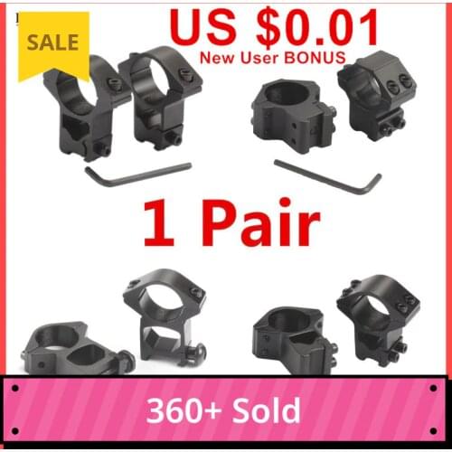 1 Pair MIZUGIWA Scope Mount Rings 25.4mm / 30mm Weaver 11mm / 20mm Picatinny Rail For Optics Sight Pistol Airsoft Accessories
