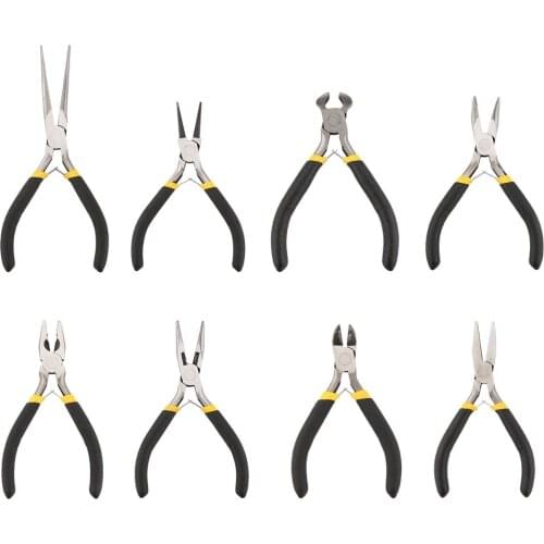 8 Kinds Customization High Quality Stainless Steel End Cutting Wire Pliers Hand Tools DIY Jewelry Making Pliers Set