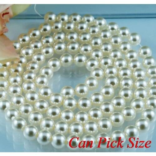 Tnj4 Bubblegum white ABS mixed multicolor 4mm 6mm 8mm 10mm 20mm Imitation resin Loose Acrylic Pearl Beads ball