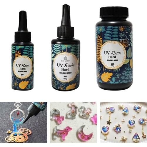 UV Ultraviolet Resin Gel Curing Quick-drying Non-toxic Transparent Sunlight Activated Hard JS22