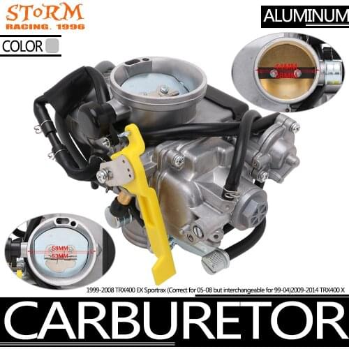 For Honda TRX400EX ATV Sportrax 400 TRX400 EX Sportrax 99-04 TRX400X 2009-2014 TRX 400X 400EX 38mm High Performance Carburetor