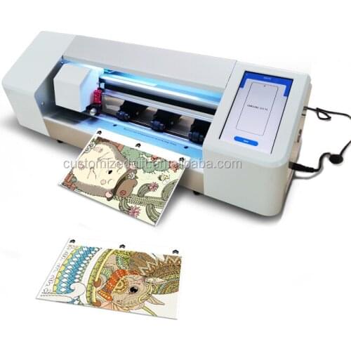 Iphone Phone/Ipad/Watch Screen Protector 0.14mm Max Cutting Thickness Free Technology Training Full Touch Screen Cutting Machine