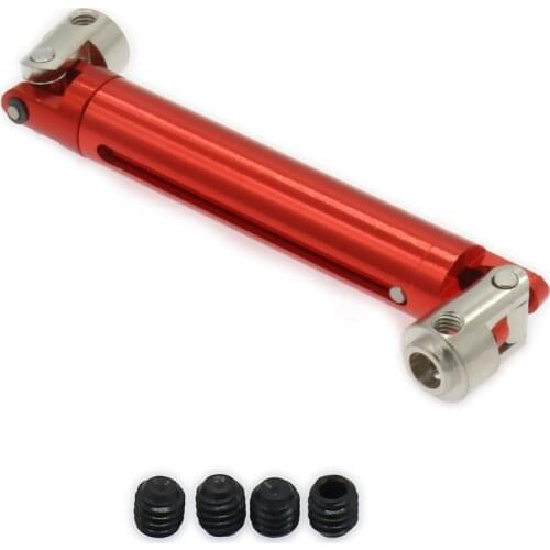 1PC Universal Drive Shaft For 1/10 Rc Hobby Model Car Axial Yeti AX31017 90026 90025 Driven Shaft Machined Alloy 6061-T6