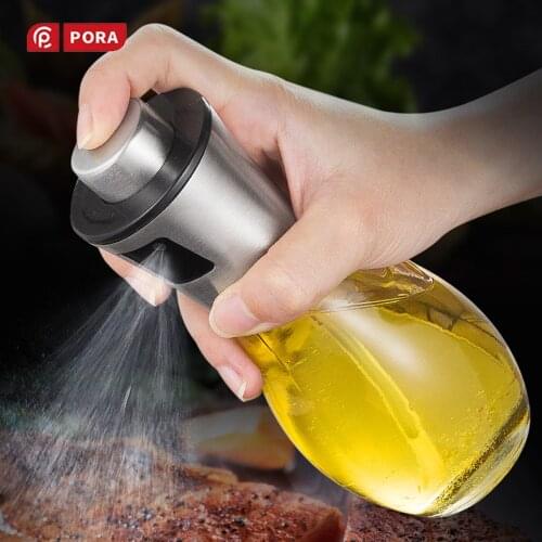 100ml/200ml Spray Bottle for Oil Olive Sauce Dispenser Seasoning Baking Cooking BBQ Glass Oil Sprayer Kitchen Tools Accessorie