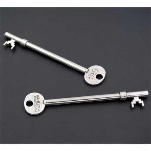 2PCS Silver Color BRIB Key Charm Pendants For Bracelet Necklace Jewelry Diy Jewelry Making Handmade A2302