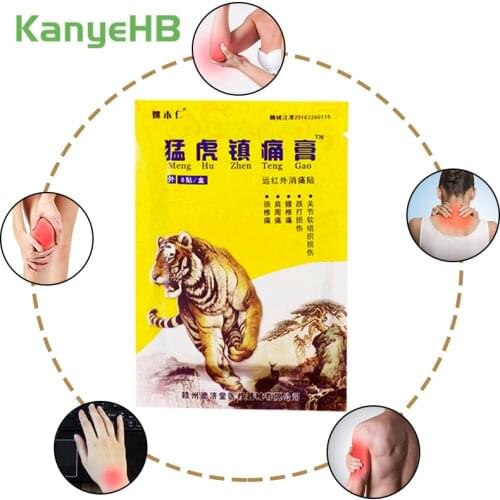 8pcs Tiger Blam Pain Relief Patch Body Back Joint Muscle Arthritis 100% Original Chinese Natural Herbal Medical Plaster H054