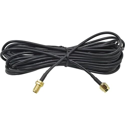 Promotion ! 6 Meter WiFi Extension Cable Pure Cupper RG174 RP-SMA Male to Female Connector Wi-Fi Router Antenna Extension Wire