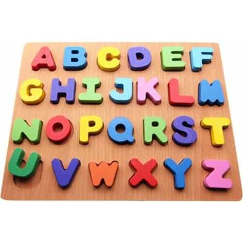 Arsimo Wooden Embossed Letter Alphabet Play Set