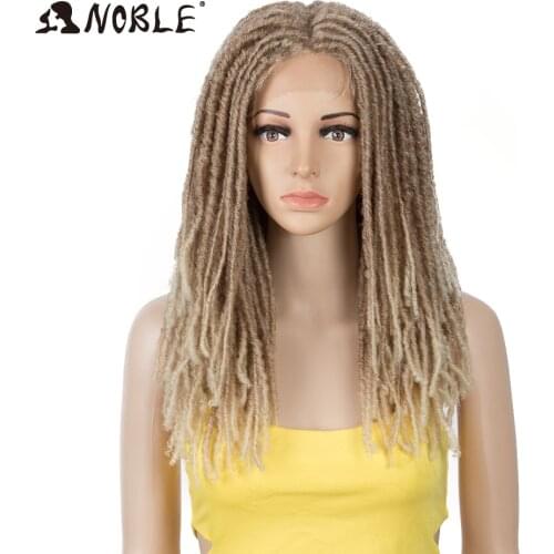 Noble Braided Wig for Women Crochet Twist Hair Wig Twists Crochet Hair Lace Front Wig with Baby Hair Synthetic Lace Front Wig