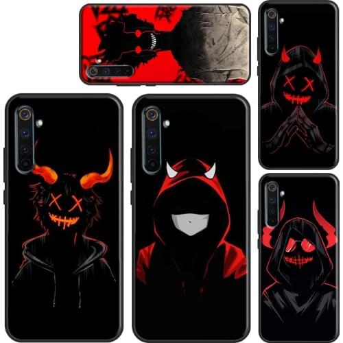 Devil Bad Boy Anime Case For OnePlus 8T 9R Nord 7 8 9 Pro Coque For Realme 8 Pro Q3 6 7 C3 C11 C21 C15 GT Neo