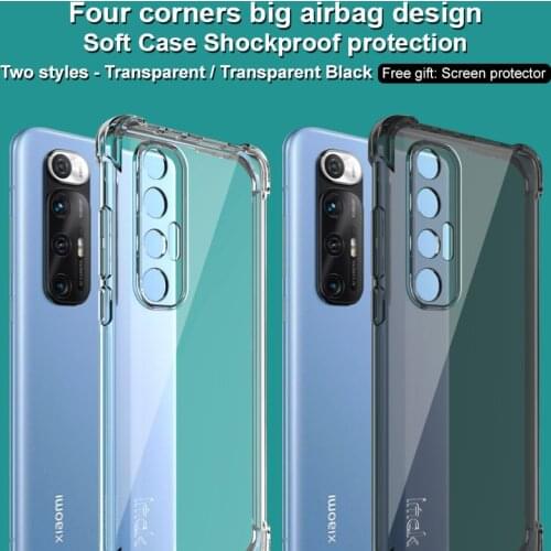 For Xiaomi Mi 10s Case IMAK Shockproof Conners Airbags Soft TPU Back Cover Case for Xiaomi 10s Mi10s
