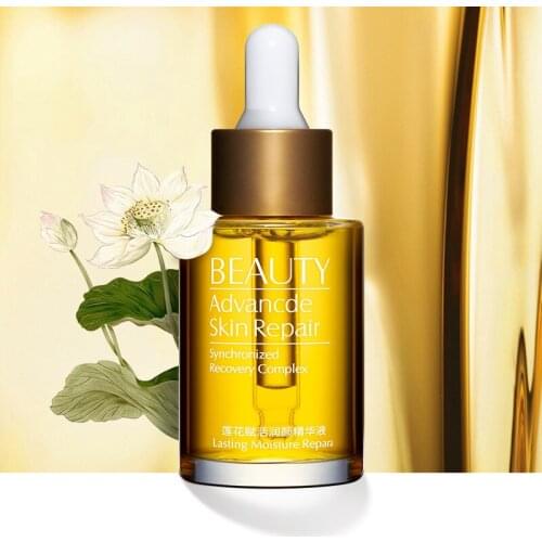 Lotus Flower Whitening Face Serum 30ml Anti Wrinkle Serum Liquid Serum Facial Skincare Beauty Shrink Pores