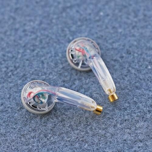 DIY Transparent Shell Case In Ear Earphones Earbuds MMCX Replacement Headphones