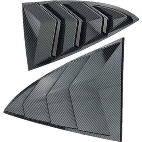 For Tesla Model 3 ABS Rear Window Blinds Decorative Patch Exterior