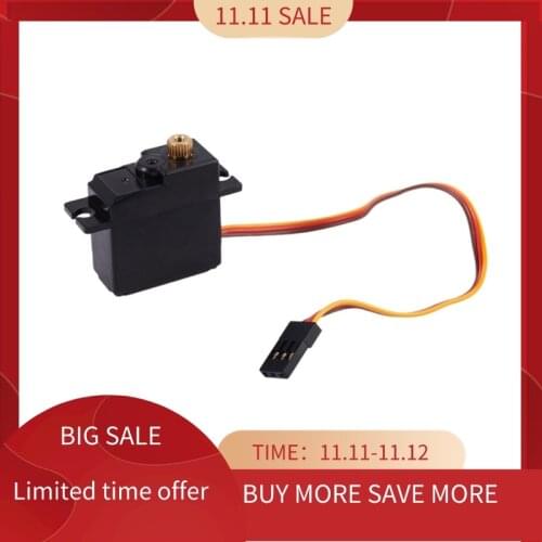 For Wltoys 144001 124019 124018 A959-B A959 RC Car Parts Upgrade Three Wire Metal Gear Brushless Servo