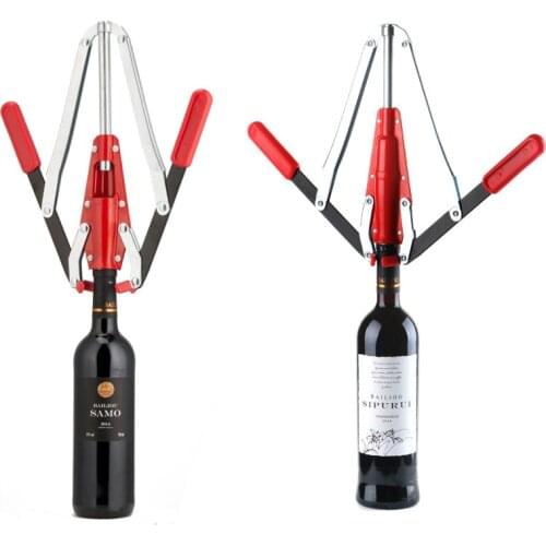 Double Lever Corker Manual Wine Stopper For Homebrew Wine Making Bar Tool