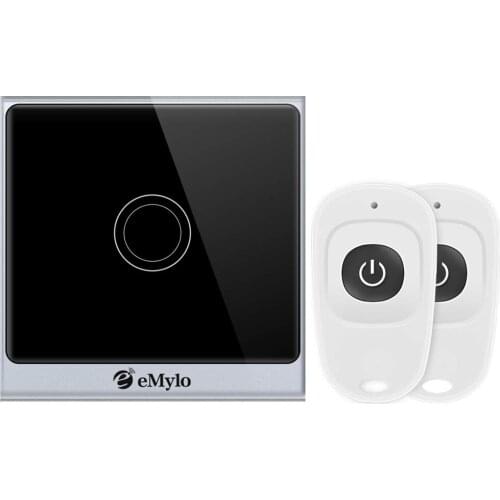 EMylo Smart Wall Light Switch WiFi RF Touch Control 220V 1Ch Timer Switch Voice Remote Control For Smart Life Alexa Google Home
