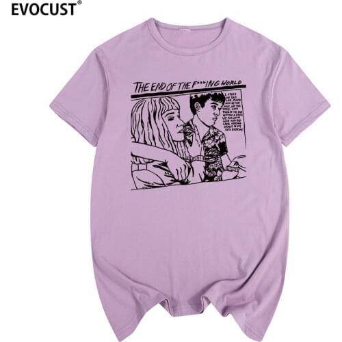 Sonic youth the end of the FXXK World rock roll vocals band bass T-shirt Cotton Men T shirt New TEE TSHIRT Womens unisex Fashion