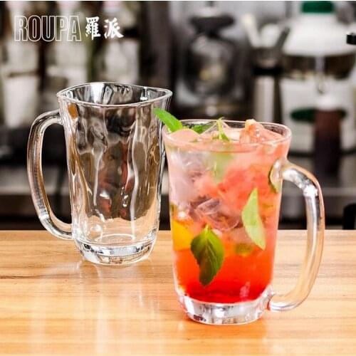 Irregular juice glass novelty bear cup martini cocktails glass set creative cocktails glass