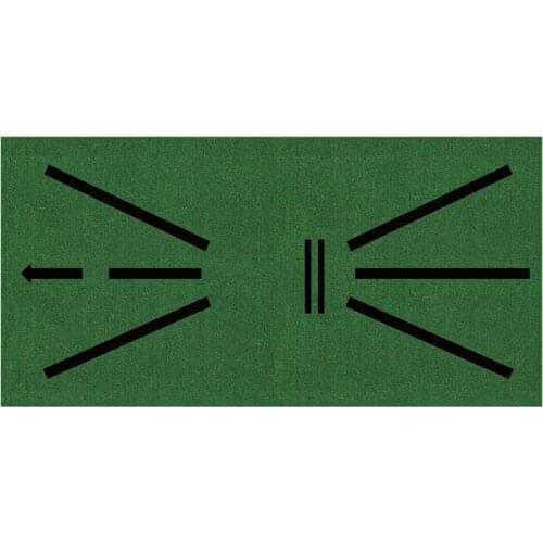 Non-Slip Golf Training Pad Foldable Golfer Practice Aid Cushions for Indoor Plastic Push Rod Exerciser Blanket