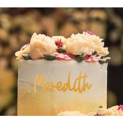 Personalized Cake Name Plate, Birthday Cake Decoration, Personalized Cake Decoration Plaque Custom Birthday Cake Topper