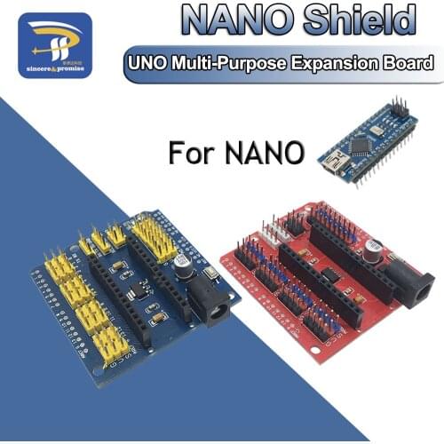 ATMEGA328P NANO IO Shield And UNO Multi-Purpose Expansion Board for Arduino Nano 3.0 CH340 CH340G