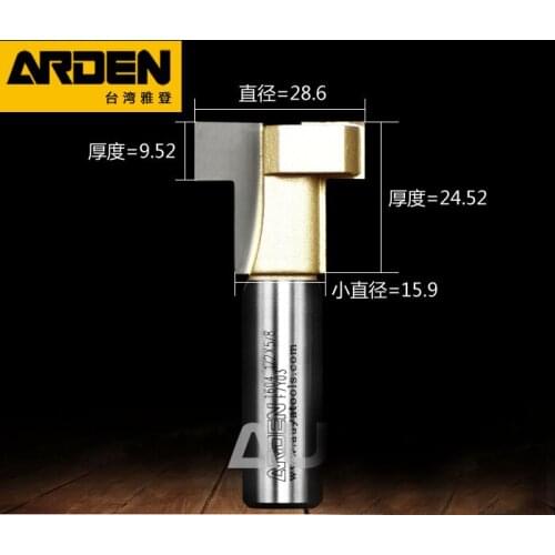 Straight line T type cnc cutter chamfering tool