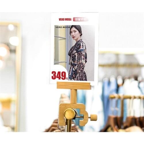 Retailing Service Equipment Store Supermarket Supplies Shelf Top Advertising Poster Frame A5 A4 Acrylic Sign Holder