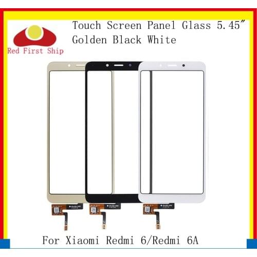 10Pcs/lot Touch Screen For Xiaomi Redmi 6 6A Touch Panel Digitizer Sensor Front LCD Glass Lens REDMI 6A Touchscreen Replacement