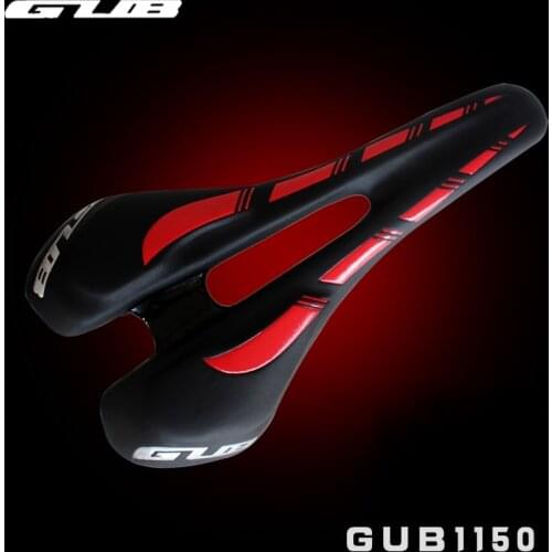 GUB Wide MTB Mountain Bicycle Saddle Bike Seat For Bikes Cycling Leather Saddle Hollow Seat Cushion Road Bike Seat Bicicleta Men