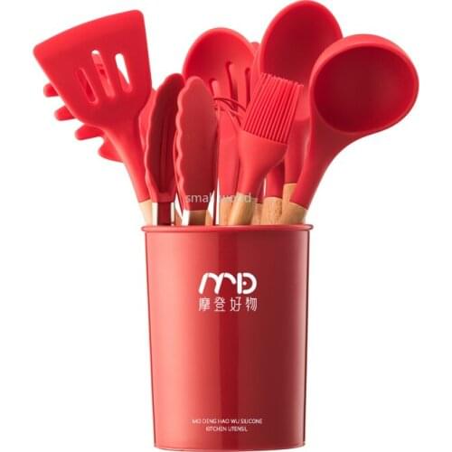 Silicone spatula non-stick cookware kitchenware set cooking shovel soup spoon spatula kitchen tools accessories essentials