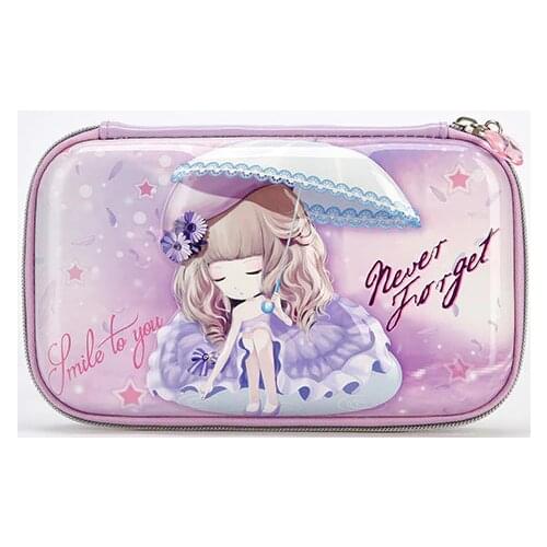 Cute Pencil Case Girl Pink Kawaii Pencilcases Escolar Estojo Estuches School Supplies EVA 2020 Pen Box Material scolaire Trousse