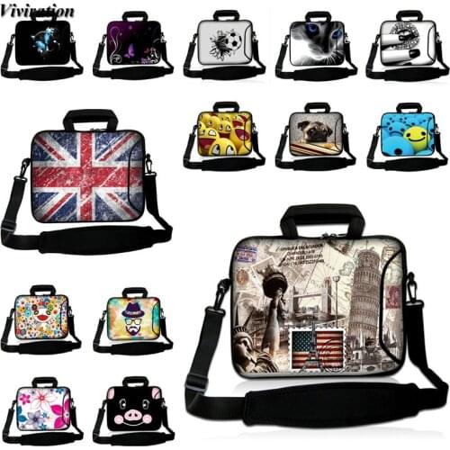 Laptop 14 Inch Sleeve Messenger Handbags For Teclast F7 Plus Asus ZenPad Chuwi LapBook Air 14.1 15 10 17 13 9.7 12 Notebook Case