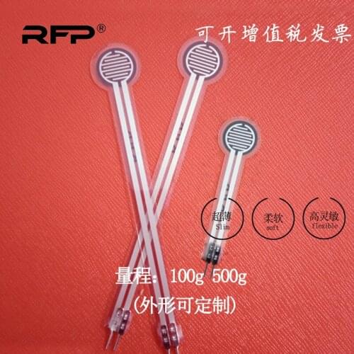 Rfp603 Thin Film Pressure Sensor 500g Robot Insole Ultrathin Ultra Soft Resistance Strain Gauge