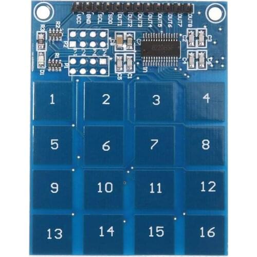 16 Key Way Channel TTP229 Capactive Touch Switch Digital Sensor IC Module Plate Board For Arduino Low Power Indicator 2.4V 5.5V