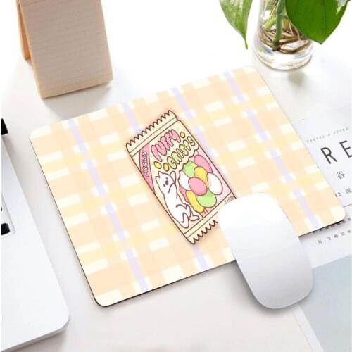 25*29CM Creative Girly Cute Milk Pink Gaming Mouse Pad Peach Kawaii Custom DIY Small Size Mouse Mat Player MousePads for Desk