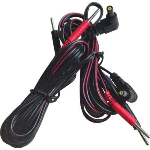 3Pcs/pack Replacement Electrode Lead Wires Connect Cables Pin 2mm For TENS 7000 and TENS Electronic Therapy Machines
