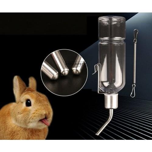 50pcs Drinker Automatic Drinking Fountains Hamster Water Feeding With Ball Outside Bottle Squirrel Guinea Pig Feed