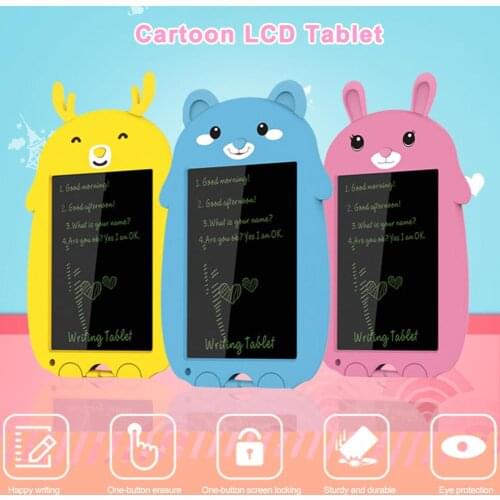 8.5 Inch LCD Writing Tablet Portable Reusable Erasable Cute Electronic Drawing Tablet Doodle Board For Kids School Office Fridge