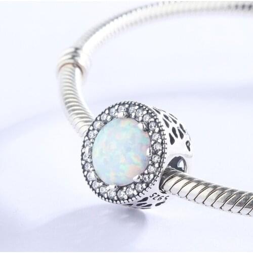 925 Sterling Silver Goddess Elegant Radiant Mixed Stones Hearts Pendant Charm Bracelet DIY Jewelry Making For Original Pandora