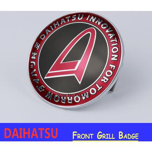 Car Styling DAIHATSU jdm Emblem Front Grill Badge Decal 90MM Diameter