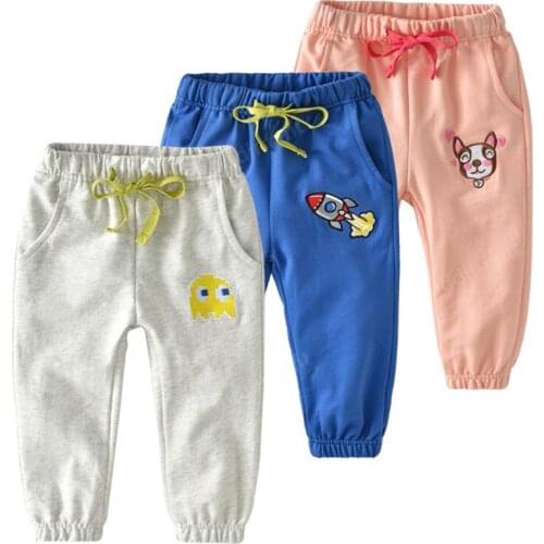 Trousers boys girls toddler pants cotton sweatpants for children sweat pants spring autumn toddler girl pants solid 3/5/6/7year